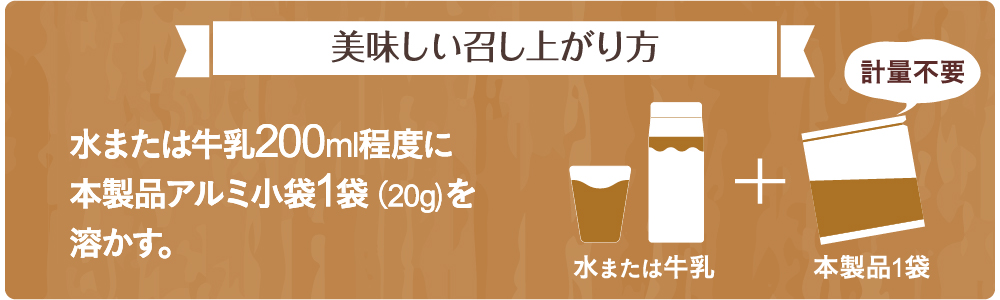 美味しい召し上がり方の説明画像